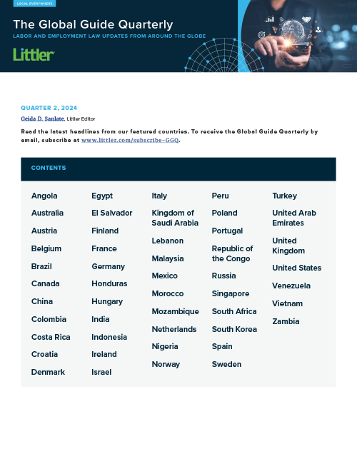 Littler Global Guide Quarterly