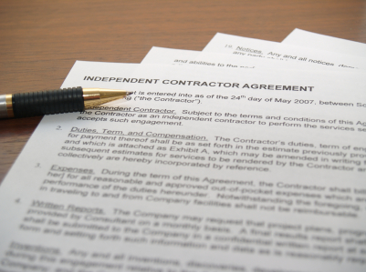 Independent contractor agreement